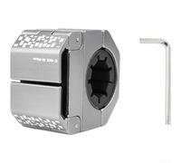Support pour téléphone Vélo Aluminium Rotation 360° Étanche Support | Rotation 360°, pour vue horizontale, accès pour facile, étanche, idéal navigation GPS(Silver)
