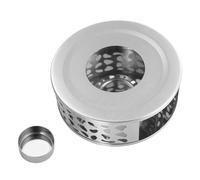 Support pour théière 1 Support de théière en Acier Inoxydable for Bougie, Chauffe-Bougie à Base Ronde, Chauffe-café, Lait, poêle Huile Crazy Volcano