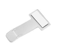 Support pour ticket de stationnement de voiture - Clip de fixation transparent pour ticket - Accessoire pratique pour une visibilité ordonnée - Idéal pour les parkings, les visites gouvernementales ou