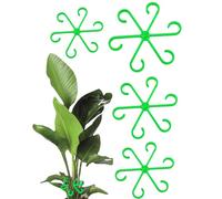 Support pour tige de plantation, 4 pinces de support pour plantation, clips fixes de vigne pour support de tiges de grimpantes et vignes qui poussent en position verticale