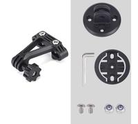 Support pour tige de selle de vélo pour feu arrière Varia et caméra | Support pour phare de vélo avec base à dégagement rapide, accessoire de vélo léger pour feu arrière et , noir