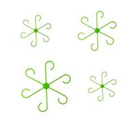 Support pour tiges de | 4 pièces de stabilisateur pour de Croissance optimale, attelle pour grimpants, pour Monstera, Pothos, Orchidée, Bonsai, Intérieur, Extérieur, Balcon, Débutants