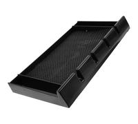 Support pour Tondeuse à Cheveux Rangement Pp et Silicone Noir | Peut Accueillir 4 Appareils, Tapis à Grille en Silicone, Facile à Nettoyer Patin Protecteur