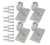 Support Pour Tringle Rideau Plafond - Porte Tringle Plafond Robustes | Accessoires Télescopiques Solides pour Placard Chambre Salle de Bain Maison