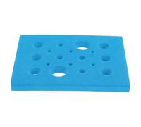 Support pour Tubes à Essai de Laboratoire Flottant, Lavable, Bleu | Mousse et Plastique, Design Flottant, pour Préparation D’échantillons en Chimie, Tubes Coniques