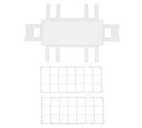 Support pour Tubes à essai en Plastique 21 Trous |Support de Tube d'échantillonnage détachable à Grille de 30 mm |Support de Tube à essai de Laboratoire Facile à Assembler pour