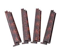 Support pour Tuiles de 44,6x8x2,5cm - 4 Pièces Antidérapantes et Résistantes aux Rayures | Rack Écaille avec Poussoir | Pour Joueurs Passionnés Maison Salle de Jeux Réunions Familiales Voyage