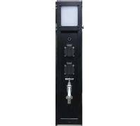 Support Pour Tuyau Darrosage Avec Robinet, Colonne Deau Extérieure Pour Lirrigation Et Le Lavage De Voiture, Douille Pour Lampe Solaire Incluse
