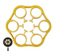 Support pour œufs de cuisson à la vapeur, porte-œufs de cuisine, plateau en silicone résistant à la chaleur, ustensiles de cuisine, accessoires pour autocuiseur