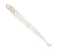 Support pour Ukulélé Tissé à Main en Macramé Beige