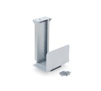 Support pour unité centrale - Emuca - Aluminium - Acier - Charge max 12 kg