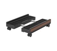 Support pour Unité Centrale PC - Chariot Roulant Réglable avec Roues Freinées,Chariot pour Tour d'Ordinateur,Organisation Bureau Maison, Salle de Jeu et Stockage Équipements Informatiques