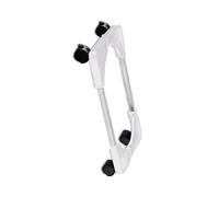 Support pour unité centrale réglable avec roulette verrouillable, support pour tour PC mobile avec rotation à 360 et design triangulaire,