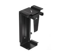 Support pour unité centrale sous bureau charge max. 10kg noir/argent en acier