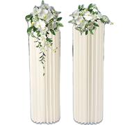Support pour vase à fleurs, design élégant, hauteur 100 cm, set de 2 pièces