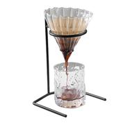 Support pour verser : grille de café en métal, cadre de support de filtre, préparation manuelle, structure de tasse | Versez sur l'étagère du café pour la configuration