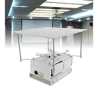 Support pour Videoprojecteur, Support Projecteur Ascenseur de Vidéoprojecteur, Électrique, Motorisé, Support de Plafond, 1 m + Télécommande, pour Écoles, Salles de Conférence
