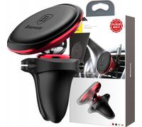 BASEUS 360° Magnétique Smartphone Support Voiture (Air Sortie Version), Rouge