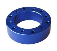 Support pour volant Alu 25mm pour Voiture Support pour volant | pour aluminium léger, +25mm hauteur, posture améliorée, installation rapide, visserie incluse(Azure)