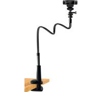 Support pour webcam 30" avec base épaisse et col de cygne flexible - Compatible avec Logitech C930e/C920/Brio4K, GoPro Hero4-8