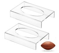Support présentoir de ballon de football 2 pièces de rangement | Rangement et affichage pour lieu de travail, magasin, vente au détail, décoration de bar, salon et H