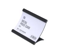 Support professionnel en alliage d'aluminium pour carte nominative, parfait pour les réunions et les promotions