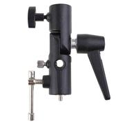 Support professionnel pour flash d'appareil photo de type H - Support pivotant - Support de parasol - Lumière LED clignotante