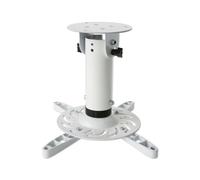 Techly ICA-PM 200WH Plafond Blanc support pour projecteurs - Supports pour projecteurs (Plafond, 15 kg, 360°, 0-30°, 200 mm, 150 mm) Blanc G