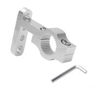 Support Projecteur pour moto en Alliage d'Aluminium pour Antibrouillard et Plaque - Montage Guidon (Silver)