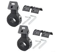 Support Projecteur pour moto Réglable 18-32mm en Alliage Aluminium pour Feu Brouillard et Spot Éclairant Guidon