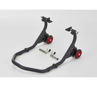 Support protech support arrière en acier inoxydable enduit de poudre noir, noir
