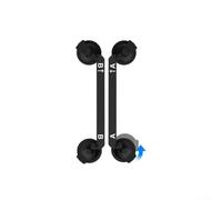 Support puissant pour Starlink pour Mini avec base à ventouse qui reste en place sur la voiture et les toits ouvrants même pendant de longues distances (S2032H)