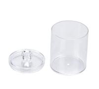 Support Qtip, Distributeur Qtip, Support pour Coton-tige, étui Rond Transparent pour Coton-tige en Acrylique, Support pour Coton-tige, Organisateur de Conteneur de Stockage