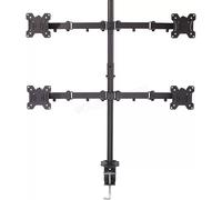 Support Quadruple-écran à fixer Lindy de 17" à 28" (7kg max)