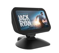 Support r?glable Dianves pour Echo Show 5 (3e g?n?ration) - Rotation multi-angle, base anti-glisse, compatible avec mobiles, couleur noire.