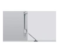 Hettich Compas d'abattant Support rabattable classique 290-340 mm Nickelé Droite, fermeture aimantée