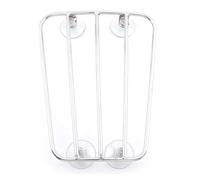 Support Rack Moto Bagages Ventouses Pour Moto Réservoir Carburant Porte Bagages Aero Porte Colis Universel(Chrome)