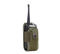Support radio pour talkie-walkie - Étui de ceinture - Étui de ceinture - Étui de ceinture - Étui de protection pour radio - Sac de transport robuste pour talkies walkies bidirectionnels, Vert armée