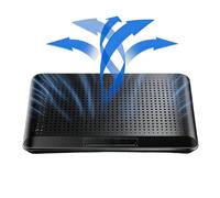 Support rafraîchissant pour PC Portable,Rehausseur rafraîchissant Ajustable et Silencieux,Coussin Rafraîchissant en D'Aluminium pour PC - pour Bureau Maison Travail Dortoir et Appartement