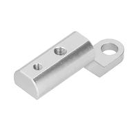 Support Rallonge Rétroviseur Moto, Alliage D'Aluminium, Compatible VTT Électrique - Excellente Durabilité, Résistance Aux Intempéries, Adapté Moto Et Vélos Électriques (Argent)