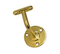 Support de rampe coudé fixe finition laiton - MAP - 6110L