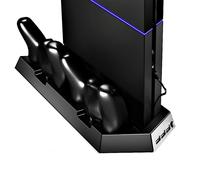 Support Refroidisseur Pour Console Ps4 Avec Chargeurs Pour Deux Manettes, 3 Ports Usb Pour Transfert Et Charge, Bouton Marche/Arrêt (Socle, Station D'accueil, Docking...)