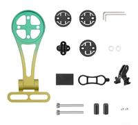 Support réglable à base de potence pour Garmin pour ordinateurs Bryton et appareils auxiliaires, y compris phares et appareils photo (vert dégradé)