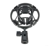 Support réglable avec blocage pour microphone à condensateur | Convient pour 42-46 mm, angle réglable, bouton de verrouillage, réduit les vibrations, idéal pour le chant