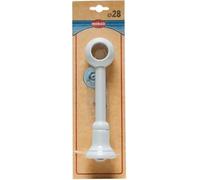 Support réglable - D: 28 mm - 8 à 18 cm - blanc