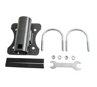 Support réglable en forme de U pour antenne satellite Starlink V2 - Adaptateur de rail de balcon en acier inoxydable avec poignée antidérapante