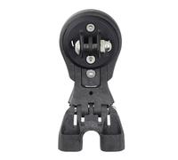 Support réglable pour GPS pour GPS pour Garmin pour Wahoo Giant, support d'extension de guidon en fibre de carbone pour ordinateurs de cyclisme et caméras d'action, design à double boulon, noir