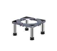 Support réglable pour machine à laver, sèche-linge, réfrigérateur, 40 à 65 cm de largeur, 4 pieds, plateau de sol anti-rayures, empêche les bosses