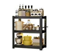 Support réglable pour micro-ondes, étagère de cuisine robuste pour l'organisation et le rangement du comptoir