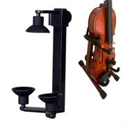 Support réglable pour microphone de violon pour diffusion en direct et enregistrement - Pince à ressort avec poignée en caoutchouc pour les performances sur scène